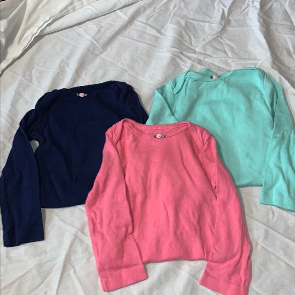 3 Baby Girl long sleeve onesies